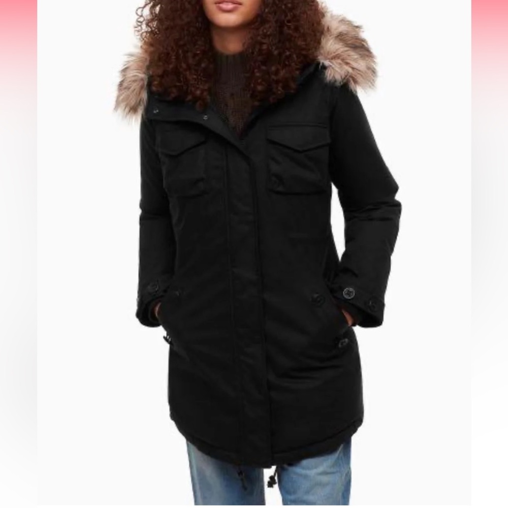Aritzia Community Black Winter Parka - Picture 1 of 4